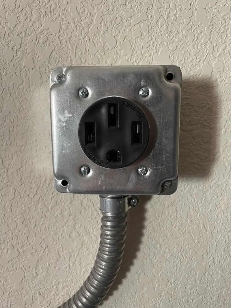 NEMA 14-50 outlet installed for Smart Home Electrical in West Covina